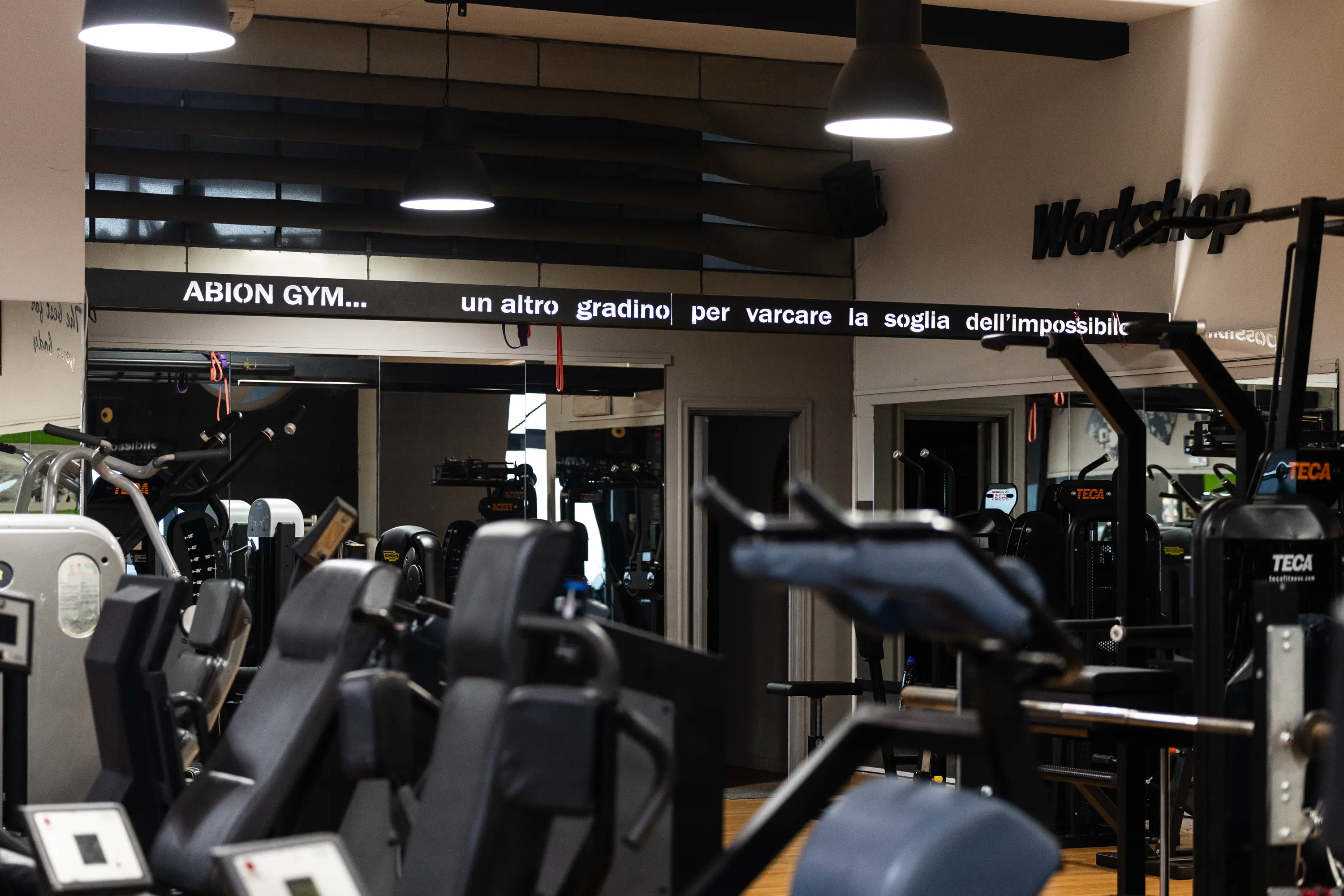 Area preparazione atletica in palestra a Giarre (CT) - Abion Gym